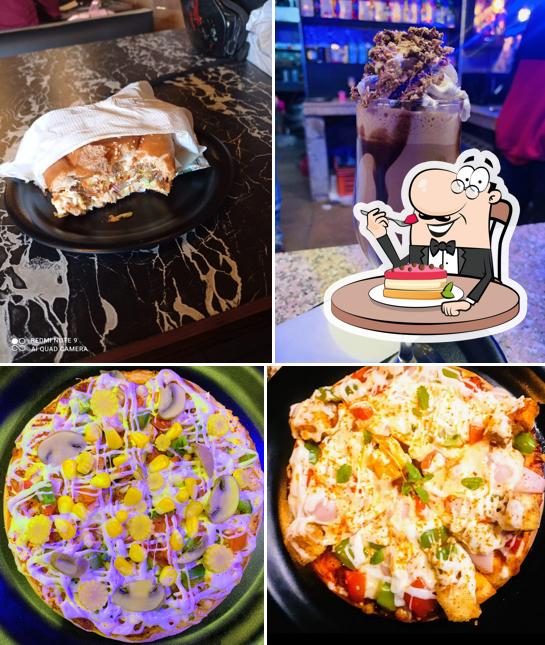 Magnum Cafe & Restro serves a selection of desserts