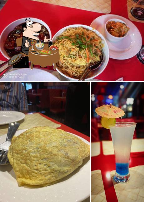 The restaurant's food and beverage
