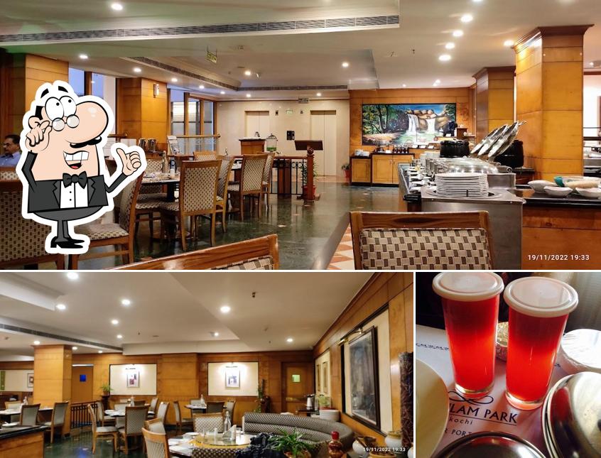 This is the image showing interior and beer at Periyar Multicuisine Restaurant