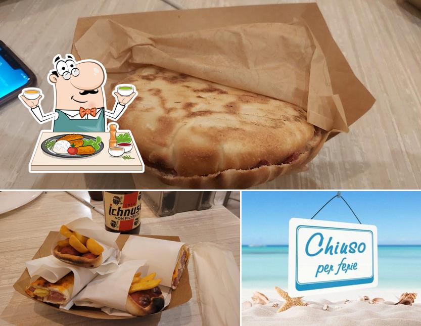 La cibo e esterno del ristorante