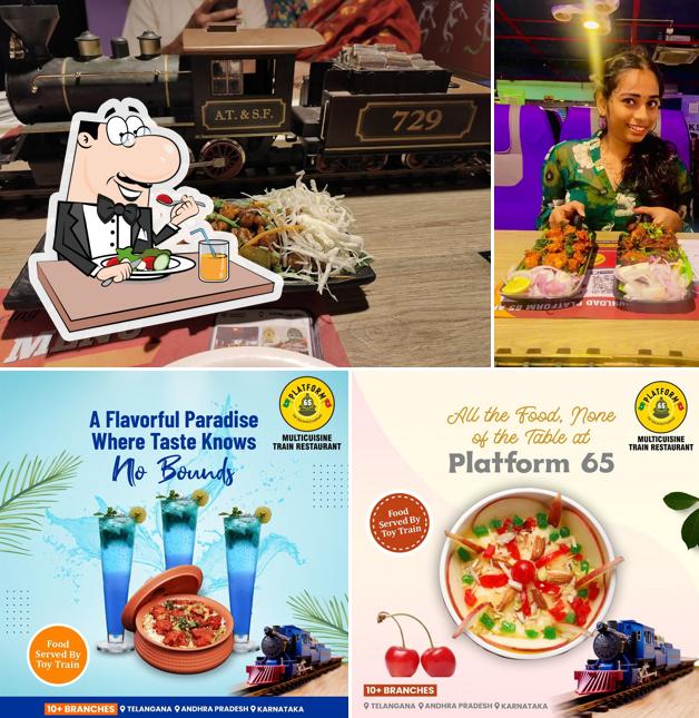 Food at Platform 65 The Train Theme Restaurant - Vijayawada
