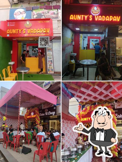 The interior of Aunty's Vadapav
