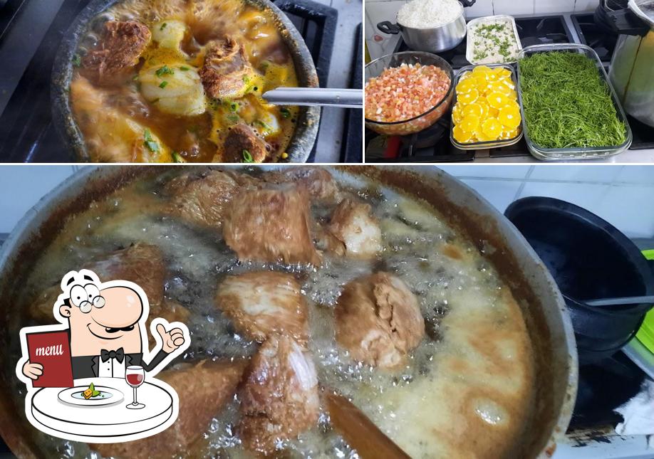 Comida em Bar Geraldin da Cida