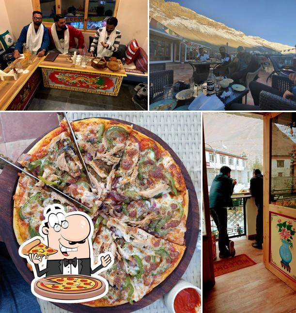 Try out pizza at Café Piti