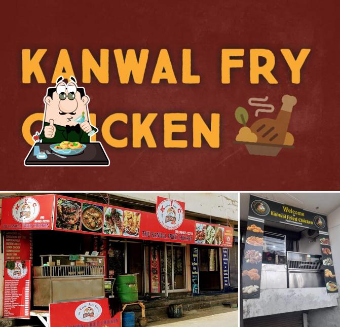 Food at Kanwal Fried Chicken