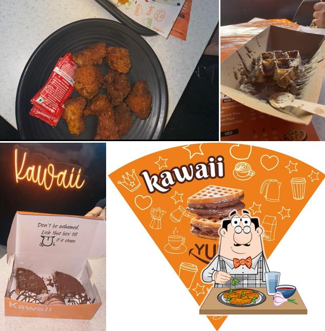 Chicken wings at Kawaii cafe
