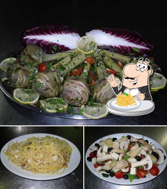 Spaghetti alla carbonara al Lo Stregone