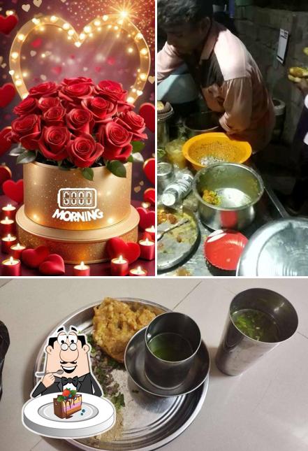 Chocolate cake at Mahakali Pani Puri
