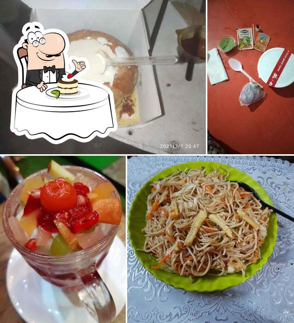 Maharaja serves a selection of desserts