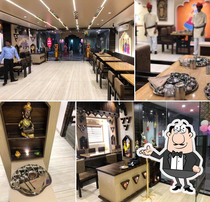 The interior of Manbhavan Premium Thali