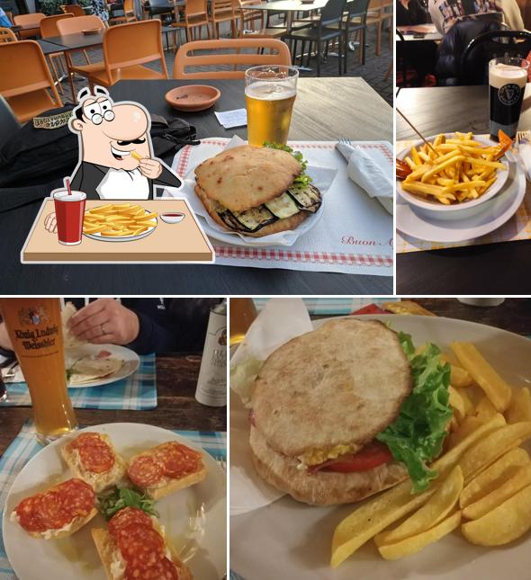Patatine fritte al Pub Old building