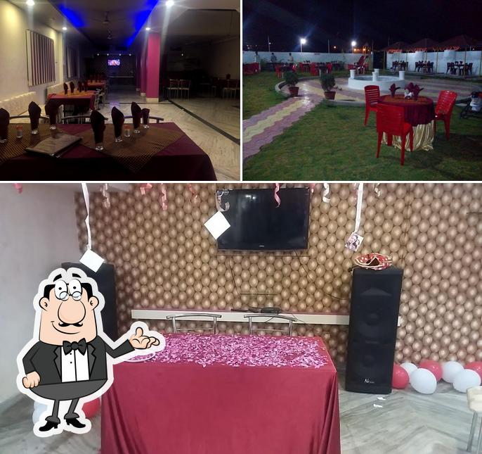 This is the picture showing interior and food at PD Palace Family Garden And Restaurent