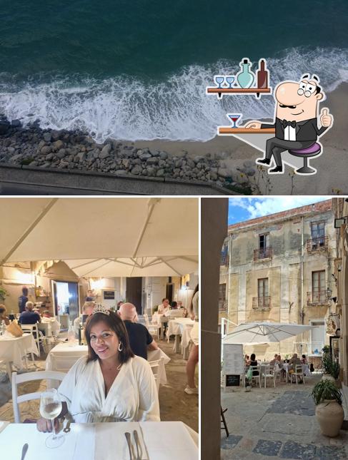 Questa è la immagine che raffigura la interni e esterno di Ristorante Rem Tropea Vecchia