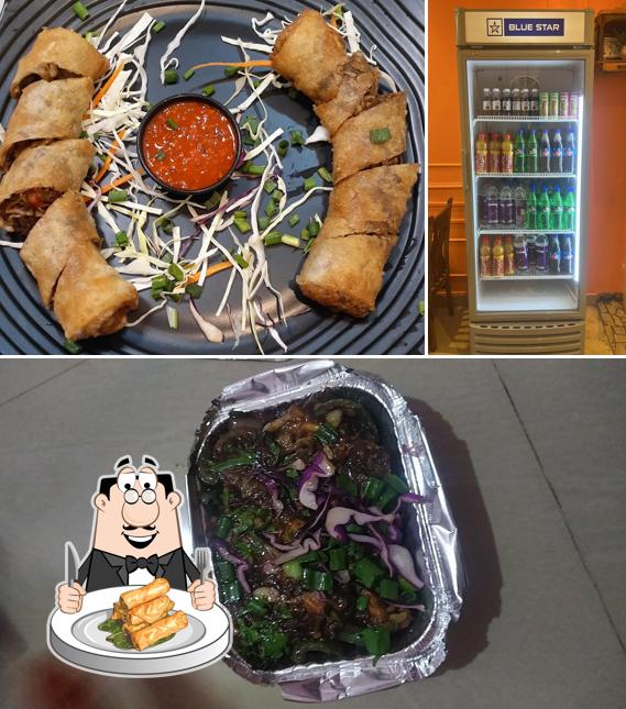 Spring rolls at Sai krupa veg resto- best restaurant in alibag