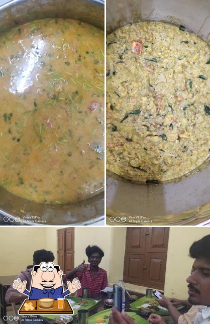 The image of food and interior at Udumalai Mess