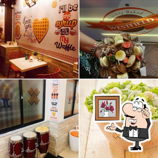 Take a seat at one of the tables at Westfield Waffles