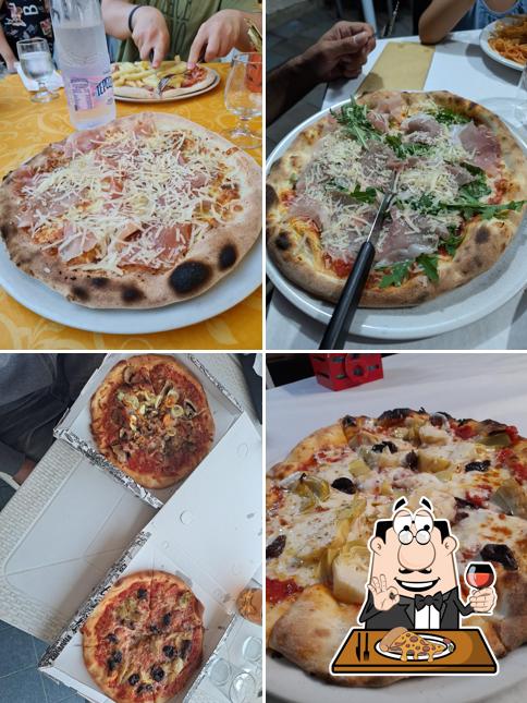 Ordina una pizza a Trattoria-pizzeria Brezza di Mare