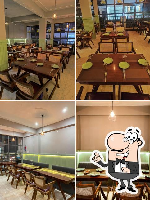 The interior of 9 Hills Restaurant and cafe