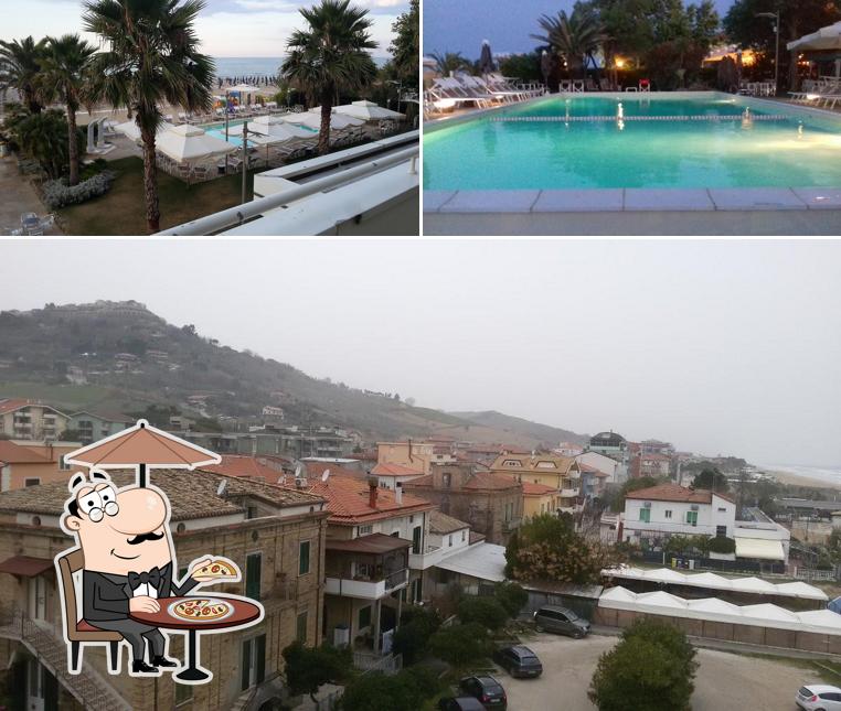 La parte esterna è una caratteristica importante di Hotel Abruzzo Marina - Family Beach Resort