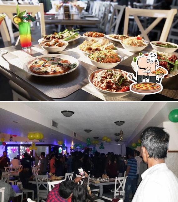 At Deja Vu Buffet Bar, you can get pizza