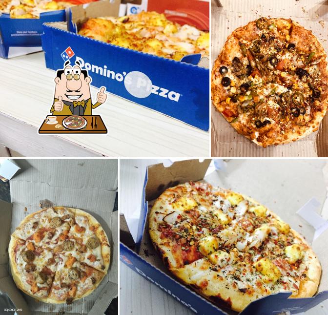 At Domino's Pizza Paschim Vihar, New Delhi, you can try pizza