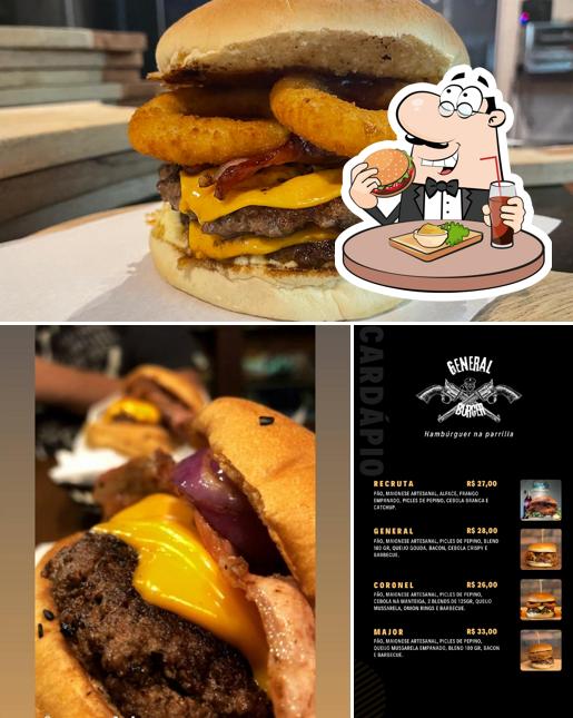 Os hambúrgueres do GENERAL BURGER irão satisfazer uma variedade de gostos