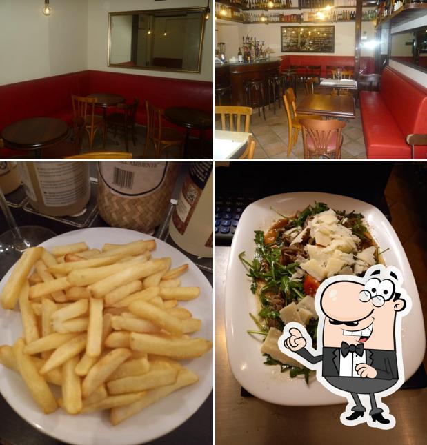 Guarda la foto che raffigura la interni e cibo di Zeus Enoteca Bistrot