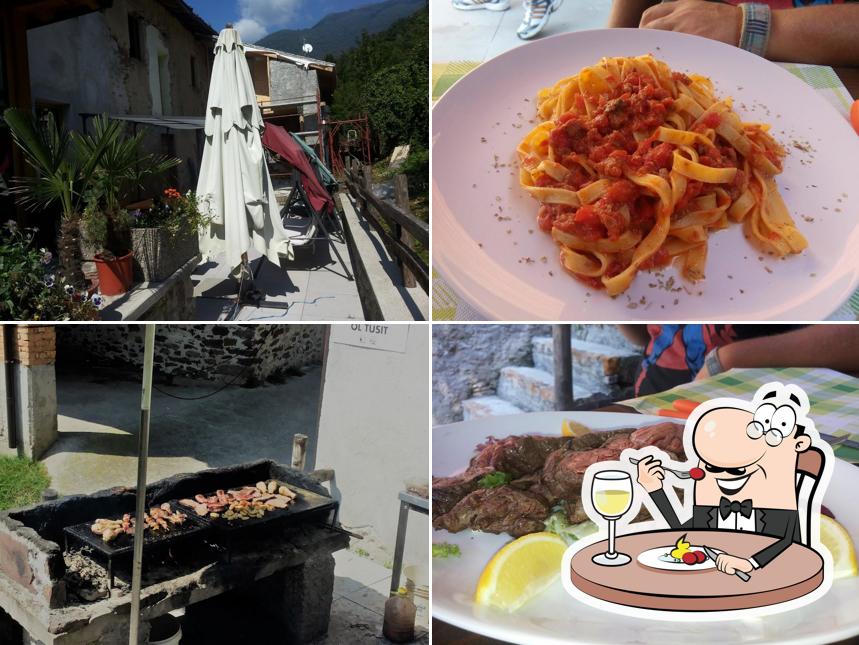 Cibo al Agriturismo Ol Tusit - Località Cuseglio-Taceno (lc)