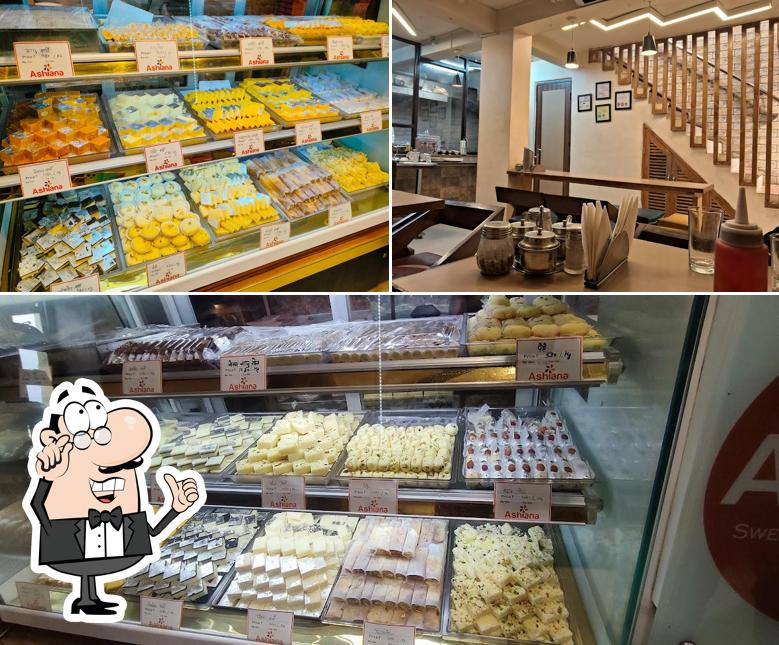 The interior of Ashiana - Sweets : Bakers : Fast Food