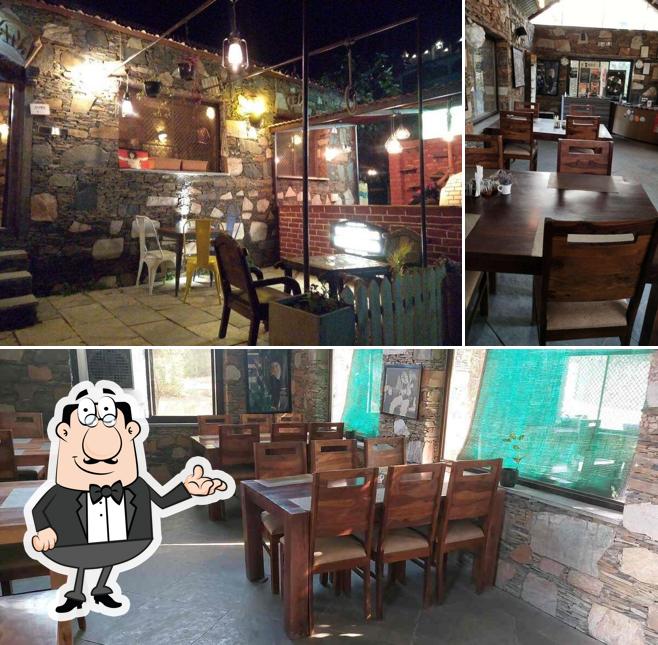 The interior of Café Nirvana