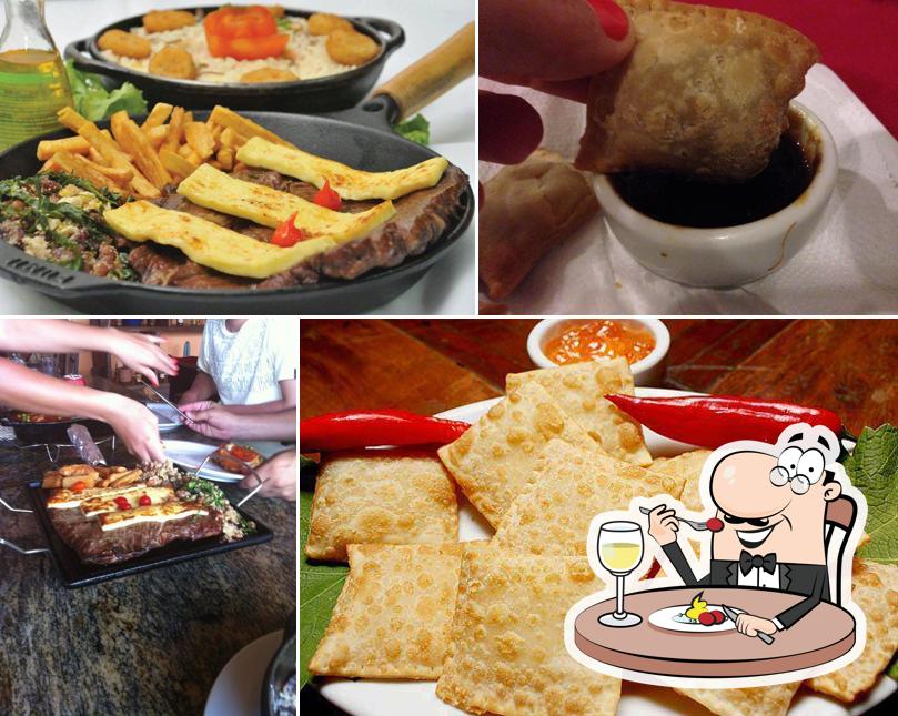 Comida em Restaurante Feijão de Corda