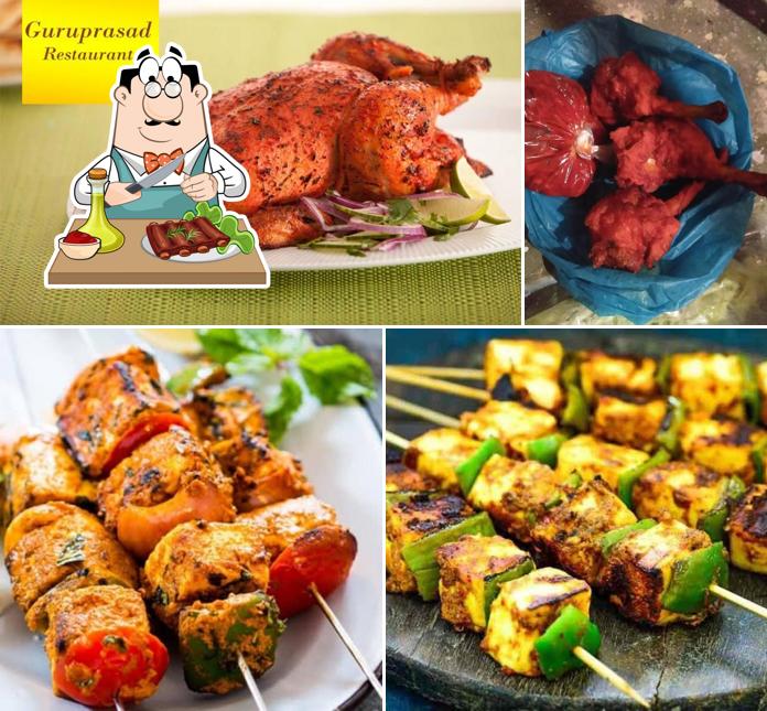 Pick meat meals at Guru Prasad Bar and Restaurant