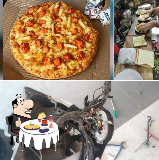 Cheese plate at Mahadev Pizza