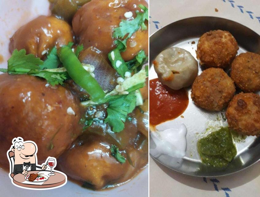 Get meat dishes at Mirchi momos