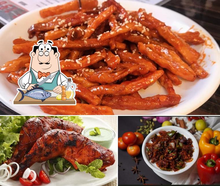 Grilled salmon at Moti Mahal Delux Patna City