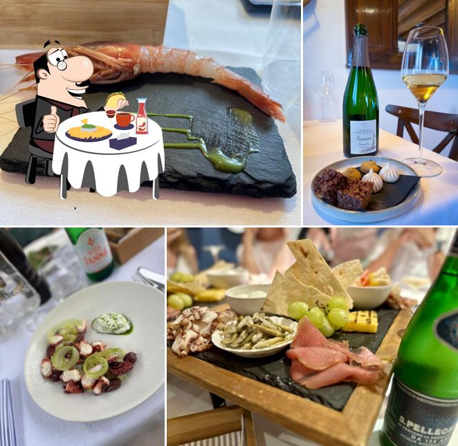 Piatto di formaggi al Osteria Tenuta Preella