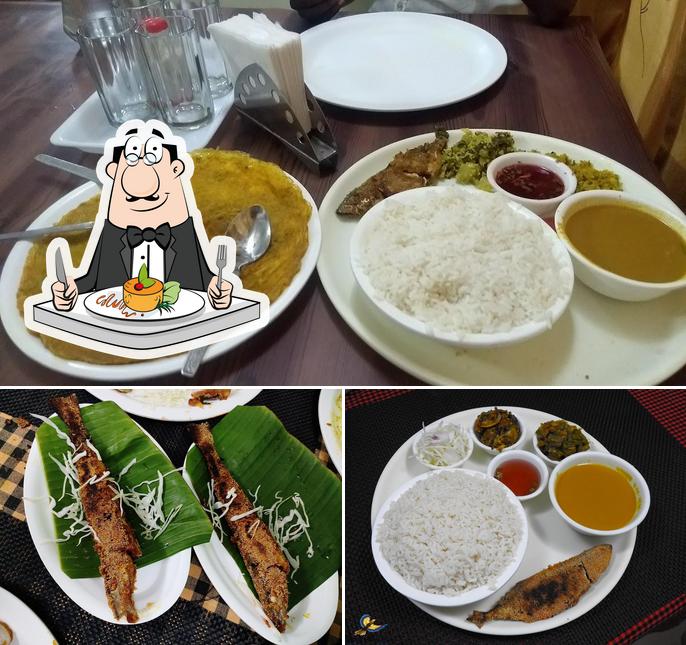 Food at Parvati Fish Land Hotel