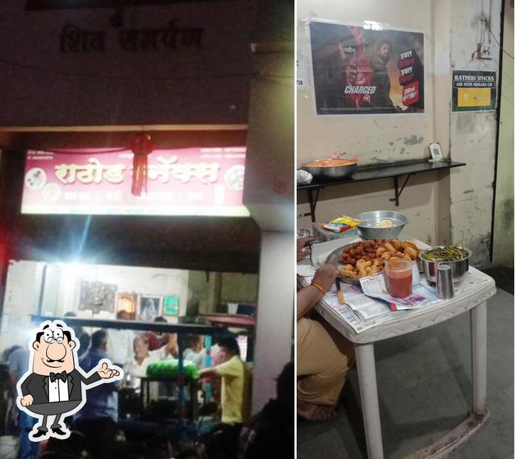 The interior of Rathod Snacks misal
