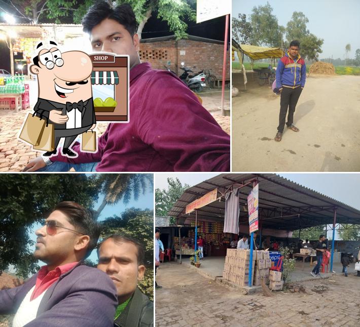 The exterior of Vashhnawi Dhaba Bhitaria