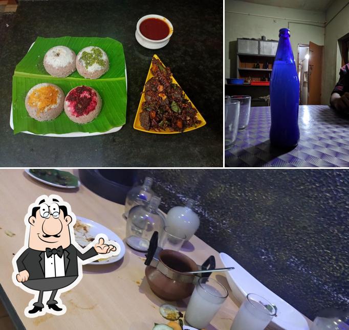 The interior of Thanner Panthal Family Restaurant (Paramattom Toddy Parlour )