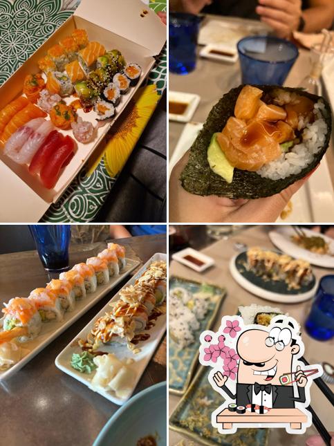 Ordina le varie opzioni di sushi