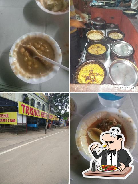 Food at Trishul Restaurant & Bar