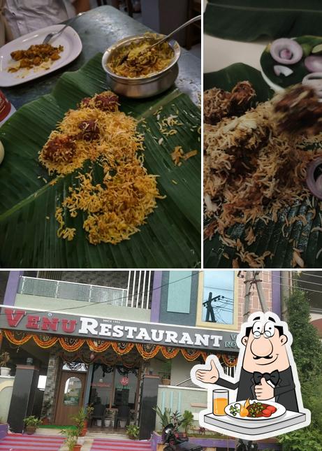 This is the image depicting food and interior at Venu Restaurant