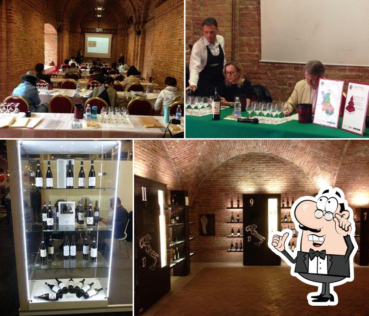 Gli interni di Enoteca Italiana