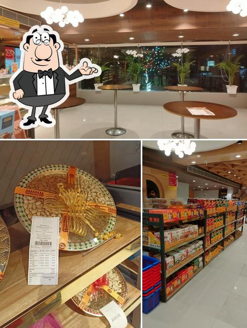 The interior of Bikanervala Jyoti Nagar Shahdara