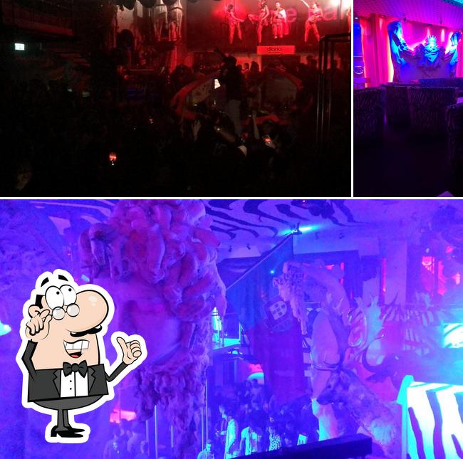 Gli interni di Princesse The Club