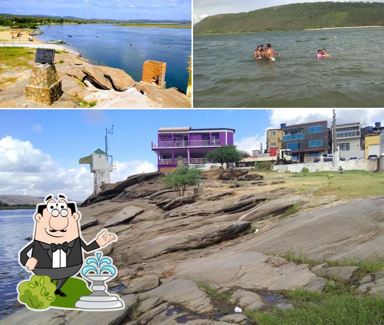 Desfrute da vista do exterior Grande Rio - Restaurante e Pousada Traipu-Al