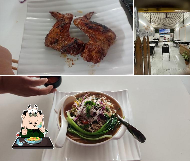 The restaurant's food and interior