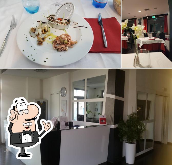 Tra le varie cose da Hotel Eden si possono trovare la interni e cibo