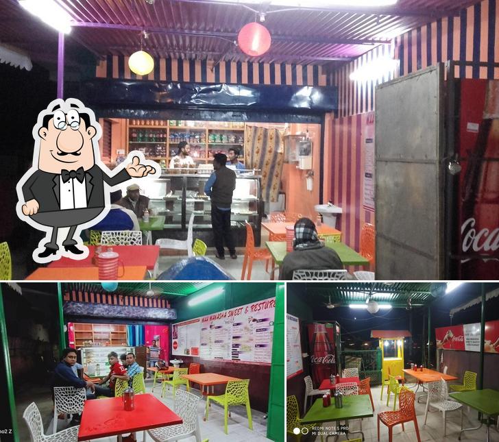 The interior of Maa Manasha Sweets, Bakery & Restaurant